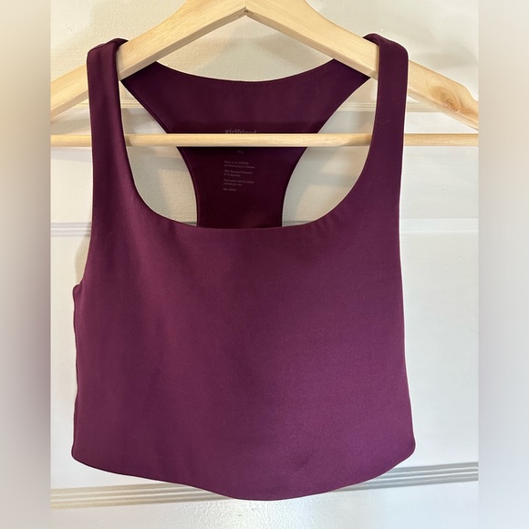 Girlfriend Collective Plum Paloma Racerback Bra - Picture 15 of 15